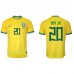 Brasilien Vinicius Junior #20 Replika Hemma matchkläder VM 2022 Korta ärmar